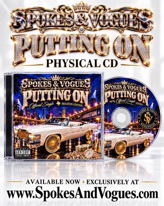 Spokes & Vogues Putting On physical CD promotional poster